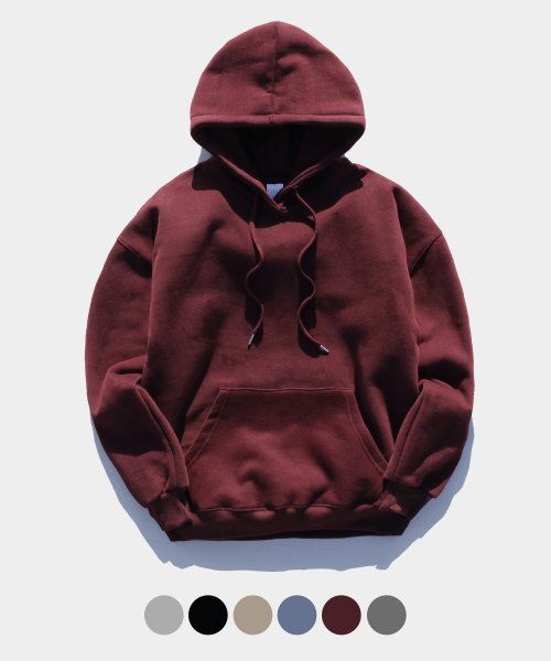 J double napping hood burgundy(HJHD2050)