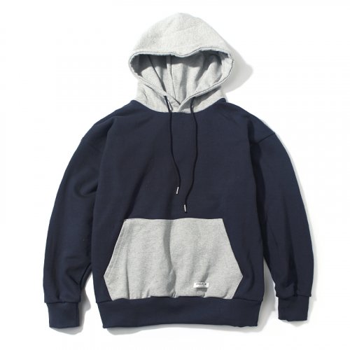 언로우(UNLOW) Twotone Hood Navy - 34,000원 | 무신사 스토어 - 셀렉트숍 무신사 스토어 - 셀렉트숍