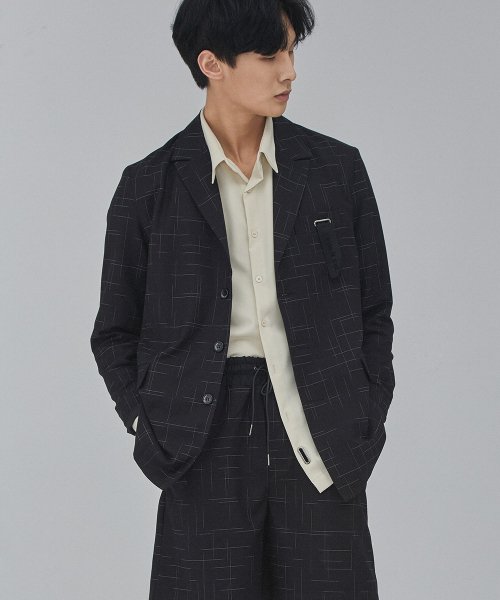 살롱드서울(SALON DE SEOUL) MAN SINGLE LINE JACKET (BLACK) - 156,000원 | 무신사 스토어 - 셀렉트숍