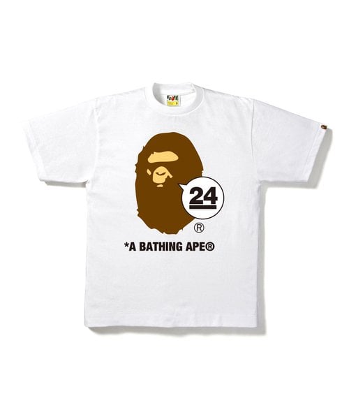 베이프(BAPE) 노웨어 24주년 에이프 헤드 티 - 170,000원 | 무신사 스토어 - 셀렉트숍