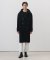 오버사이즈 더플 코트 BLACK