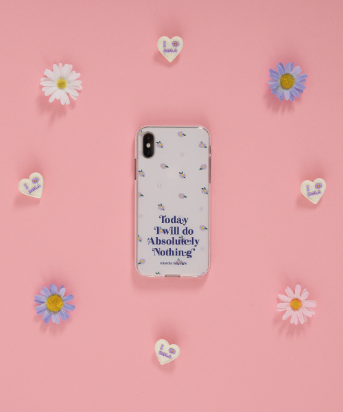 (PC-20112) FLOWER PATTERN JELLY PHONE CASE MULTI