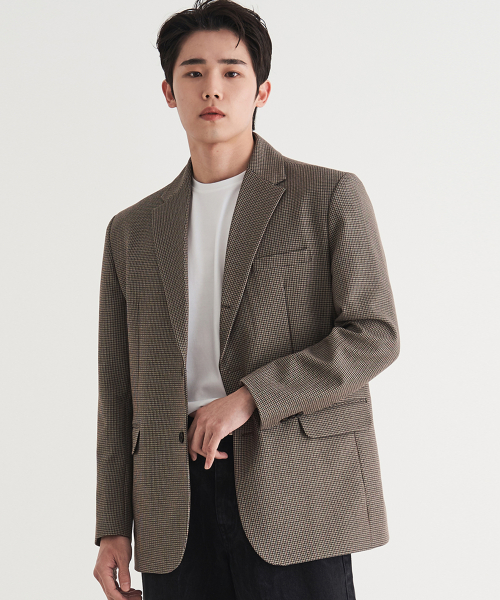 HOUND CHECK SWITCH SINGLE JACKET