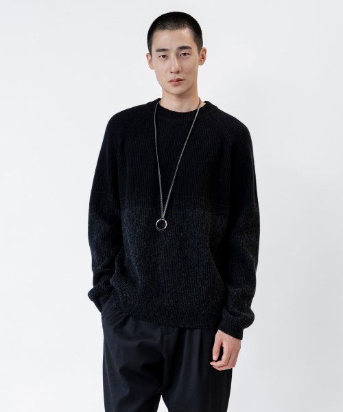 COMBINATION CREW NECK KINT BLACK
