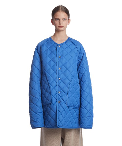Quilted Jacket_Blue