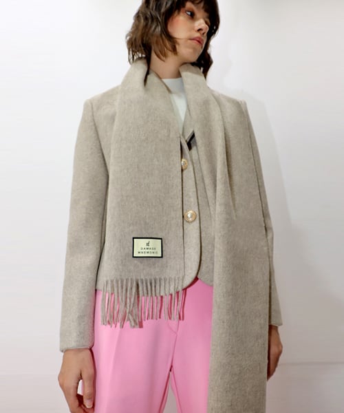 울100 베이지 머플러 _ Wool 100 Beige Muffler