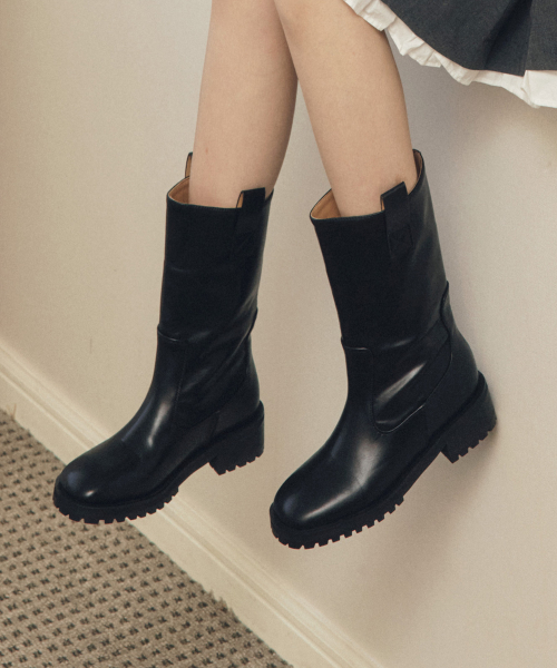 Middle Walker Boots Black (att6019)