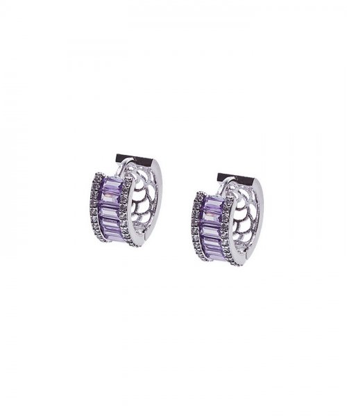 crystal glasS MINI earring
