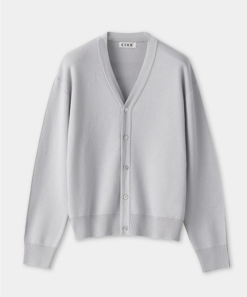 오버핏 울 가디건 (그레이)