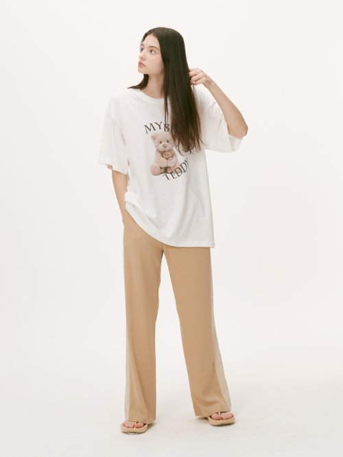 EASY LINE PANTS [BEIGE]