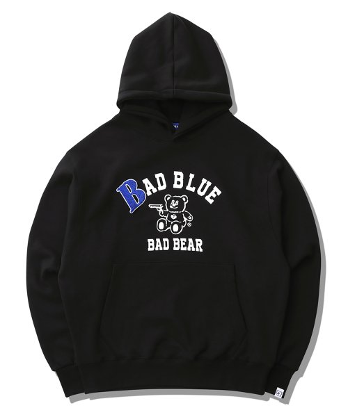 B Patch College Hoodie Black