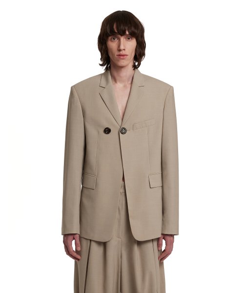 Double-Breasted Blazer_Beige