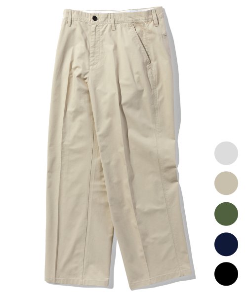 SEMI-WIDE CHINO PANTS - 5 COLOR