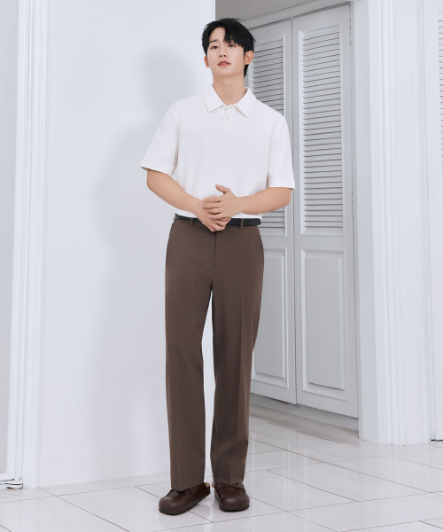 Dogood_[Cool] Semi-wide Cool Max Banding Slacks - 4 color MAPT3103