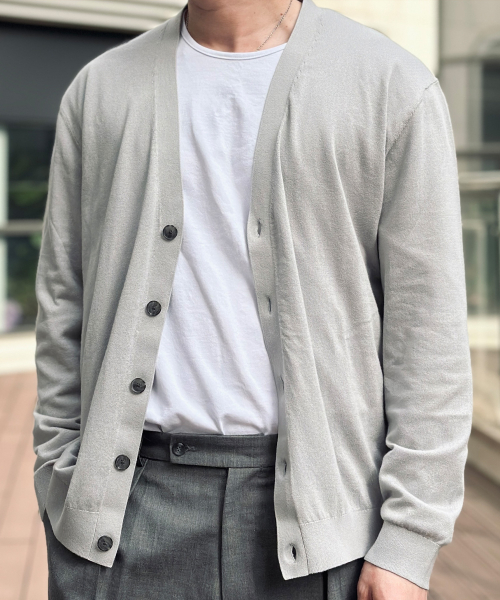 [ON][Cool]Cotton cardigan - 2color
