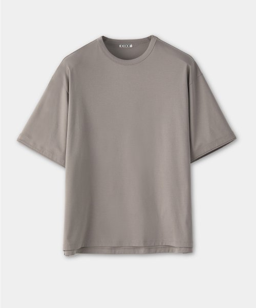 오버핏 레이어드 슬리브 티셔츠 (샌드그레이)