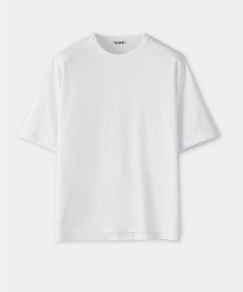 오버핏 레이어드 슬리브 티셔츠 (화이트)