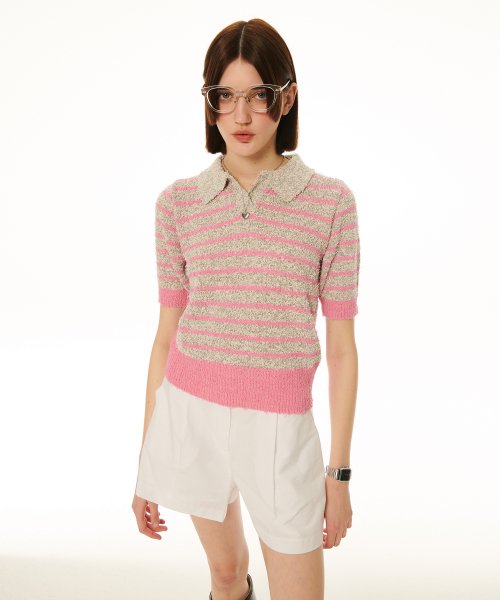 Lua Knit_Gray Pink