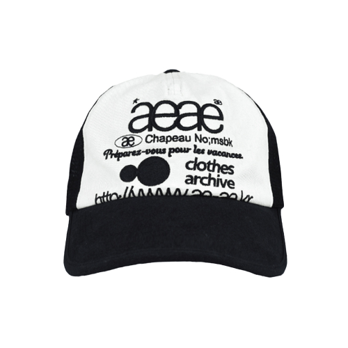 Web Logo Mesh Cap [Black]