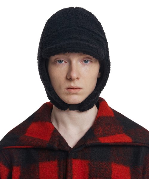 Shearing Aviator Hat_Black