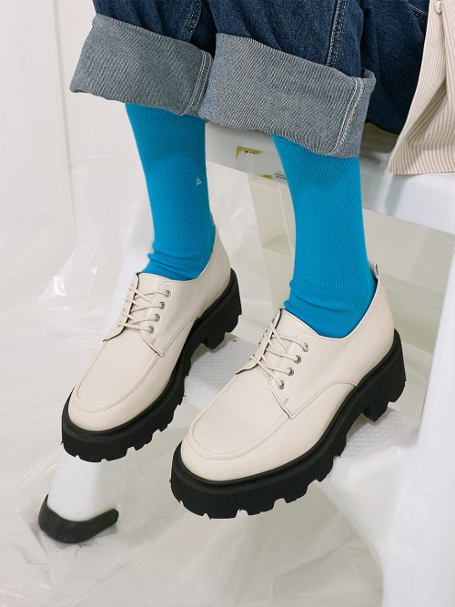 청키 레이스업 로퍼 412239002 4.5cm/3colors