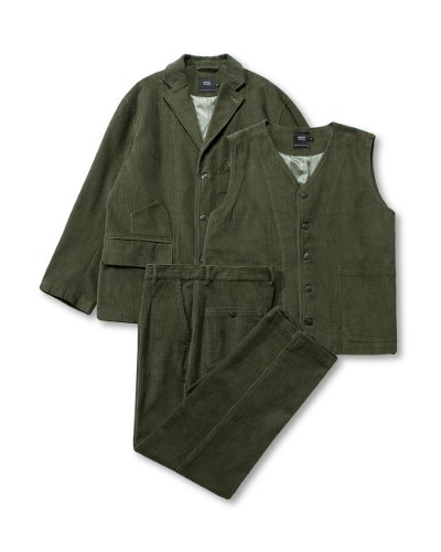 CORDUROY FATIGUE SET-UP_OLIVE