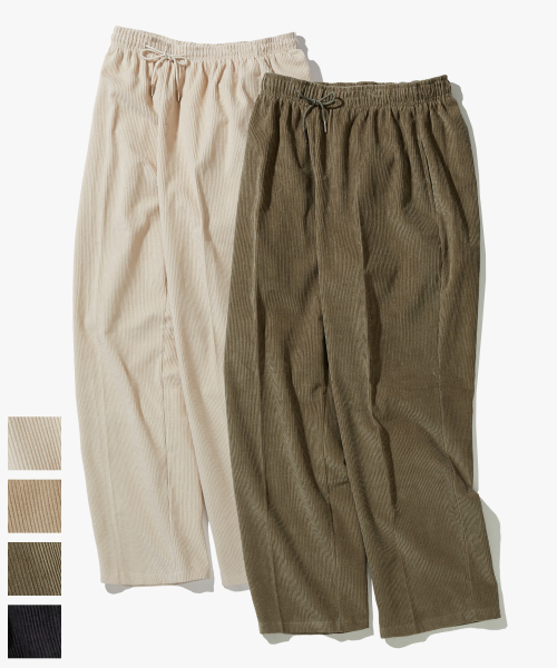 DAILY CORDUROY BANDING PANTS - 4 COLOR