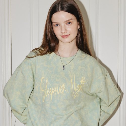 TIE DYE LONG SLEEVE_HWM_GREEN