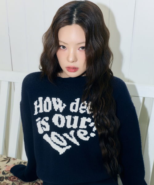 MZ LOVE KNIT(NAVY)