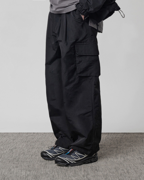 VLAD WATERPROOF CARGO PANTS_BLACK