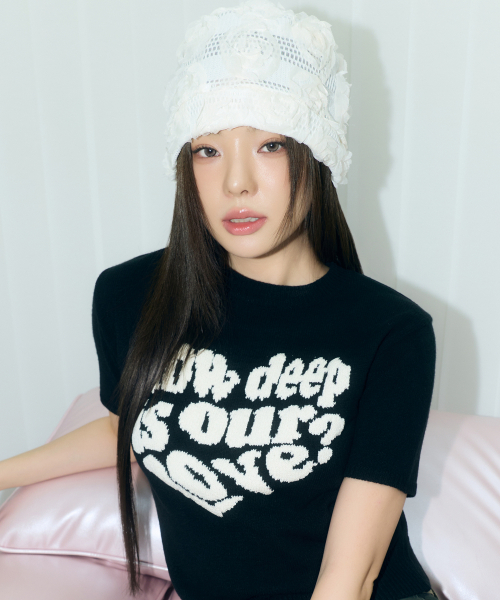 DN BOUCLE LOVE KNIT(BLACK)