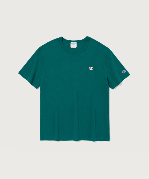 C로고 헤리티지 반팔 티셔츠 Dark Green