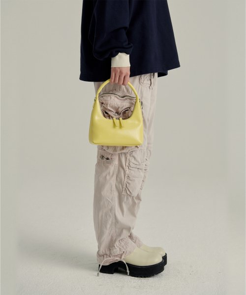 HOBO MINI + STRAP - lemon crinkle