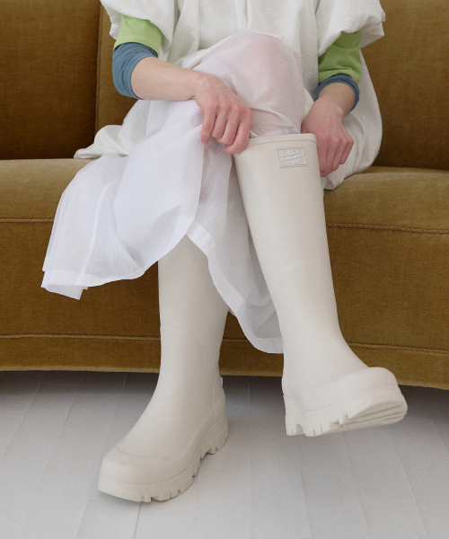 PLATFORM RAIN BOOTS LONG - 3 colors