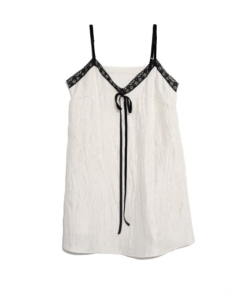 CRUMPLED SLIP TOP_IVORY