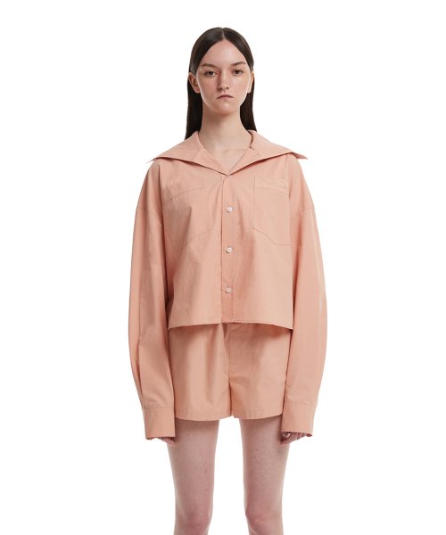 Crop Shirt_Pink