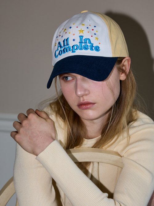 Stella Retro Ball Cap (Navy & Butter)