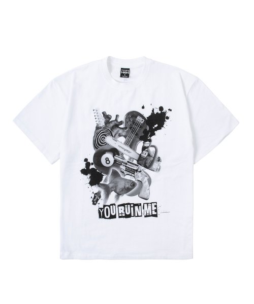 RUIN ME H/S TEE [WHITE]