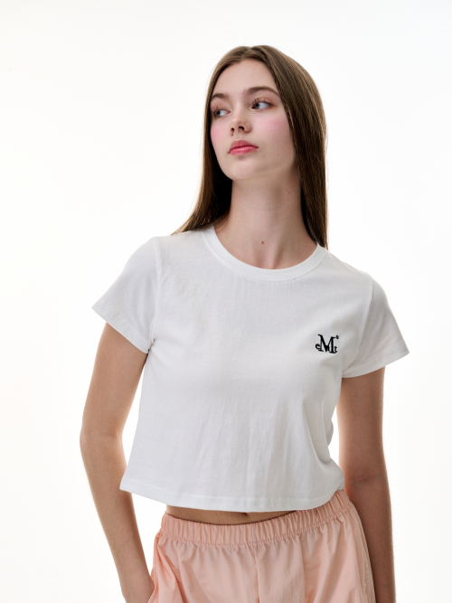 SMALL LOGO HALF T UNISEX (2Color)