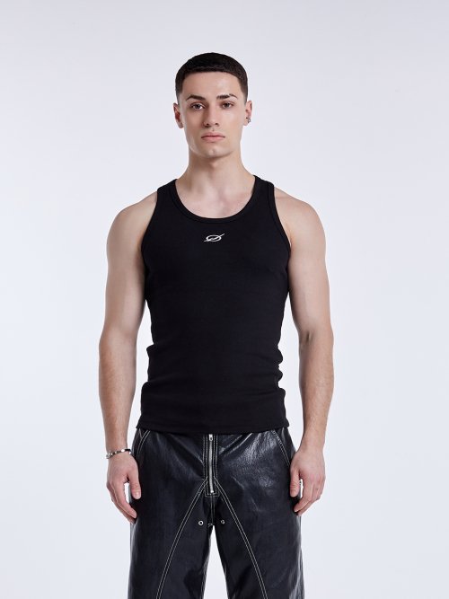 Basic curve sleeveless - Black