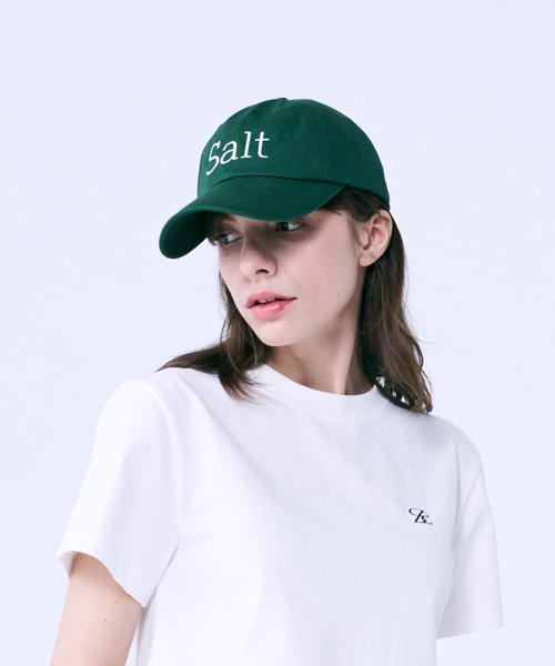 SALT 레터링 볼캡 그린 4C2311002