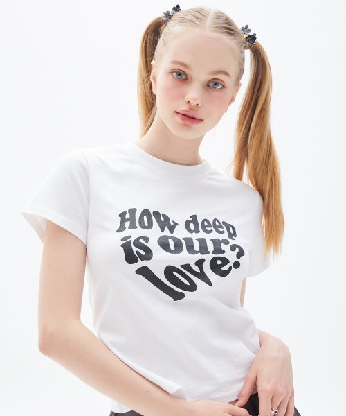 PY LUV TEE(WHITE)
