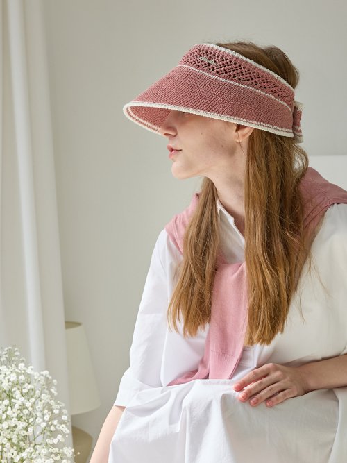 Horizon Paper Sun Visor (Pink)