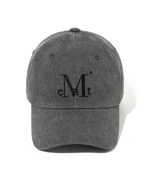 Signature ball cap (Dyeing gray denim)
