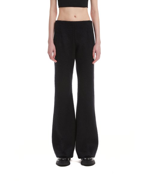 Black Brushed Pants