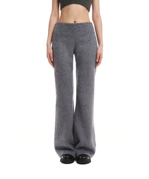 Grey Brushed Pants