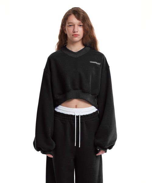 Logo Cropped Sweatshirt