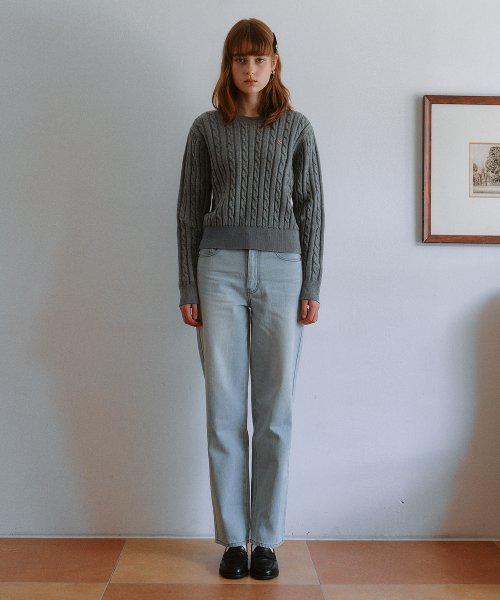 CARPENTER DENIM PANTS LIGHT BLUE