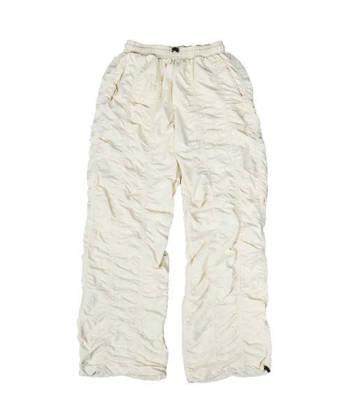 WAVE PUCKERING PANTS IVORY