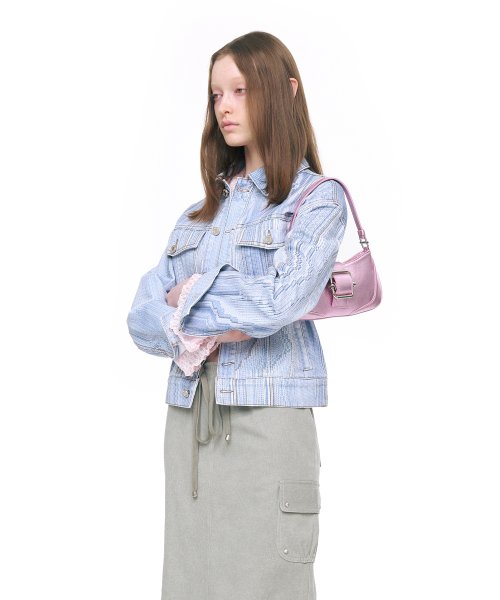 SHOULDER BROCLE_SMALL [METALLIC PINK]